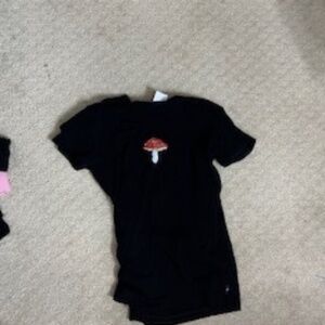 Black TNA Mushroom Shirt